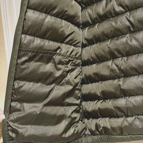 Cole Haan Puffer Vest Mens Sz S Army Green - Picture 6 of 11